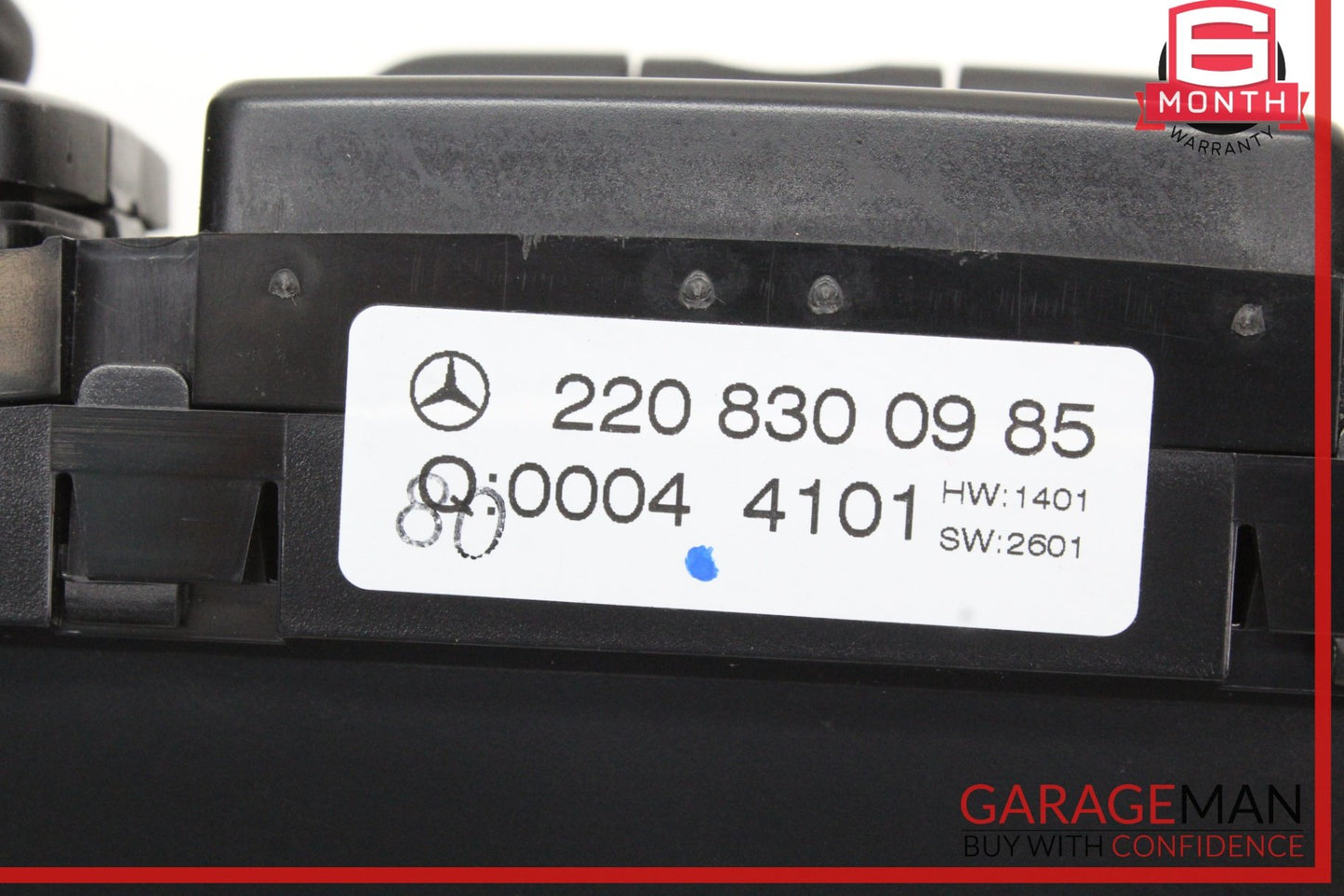 2000-2006 Mercedes CL55 AMG AC Climate Control Panel 2208300985 Genuine