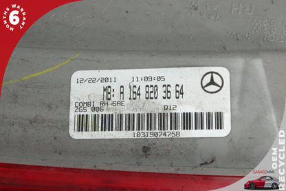 2010-2012 Mercedes X164 GL450 Rear Right Side Tail Light Lamp 1648203664 OEM