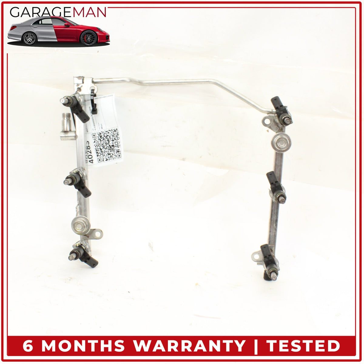 2005-2012 Mercedes W164 ML350 Fuel Injector Rail w/ Injectors 2720700995 OEM