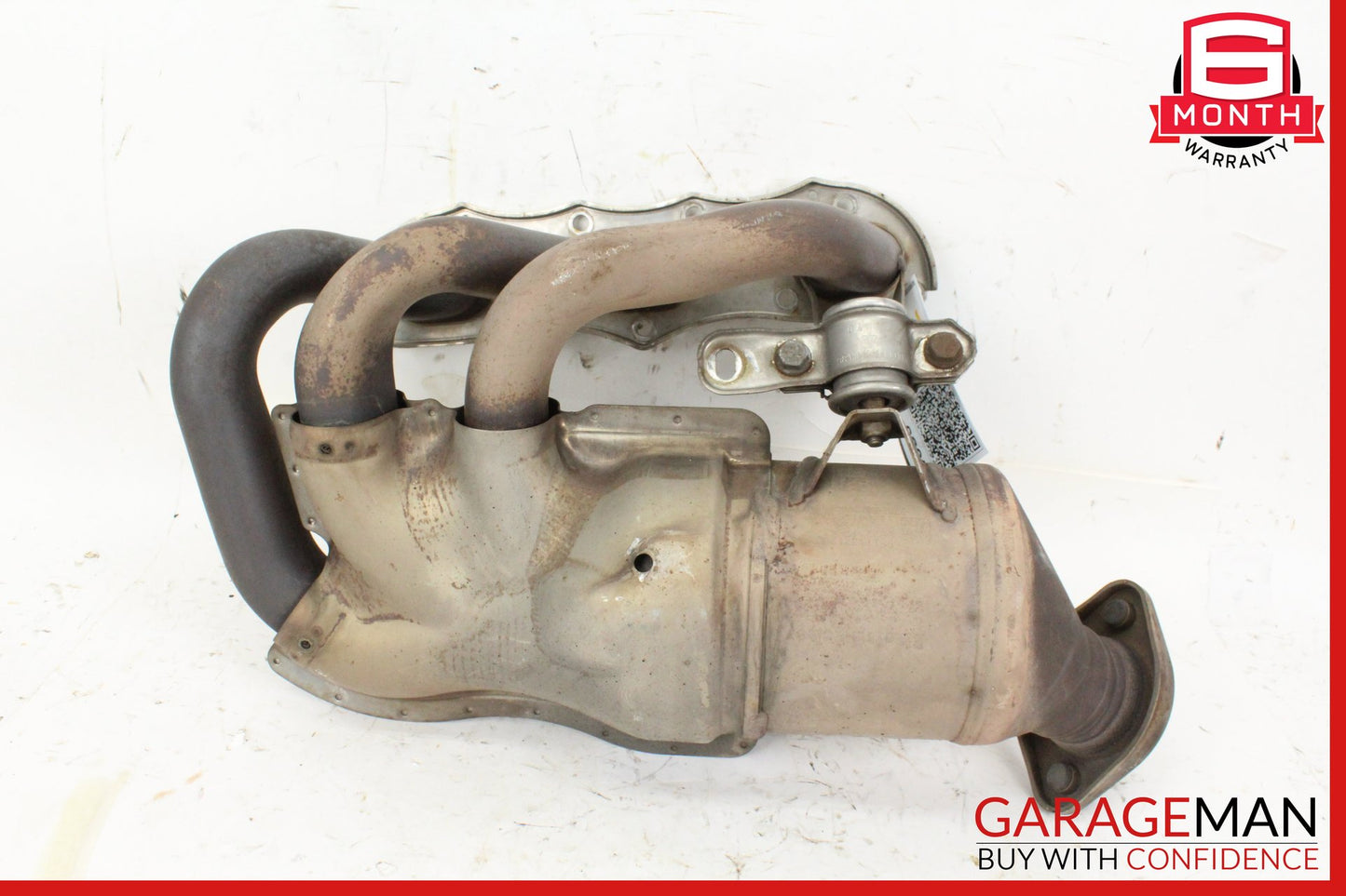 2014-2016 Porsche Cayman 981 Right Side Exhaust Manifold Catalytic Converter OEM