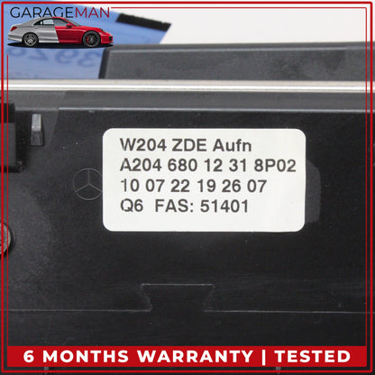 2008-2011 Mercedes W204 C300 Front Dash Display Screen Monitor w/ Cover OEM