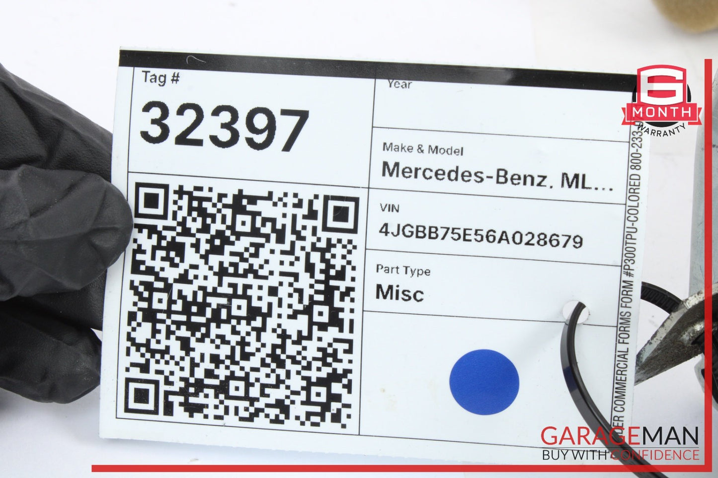 2006-2013 Mercedes-Benz ML500 M-Class W164 SUV Rear Trunk Lock Latch 1647400335