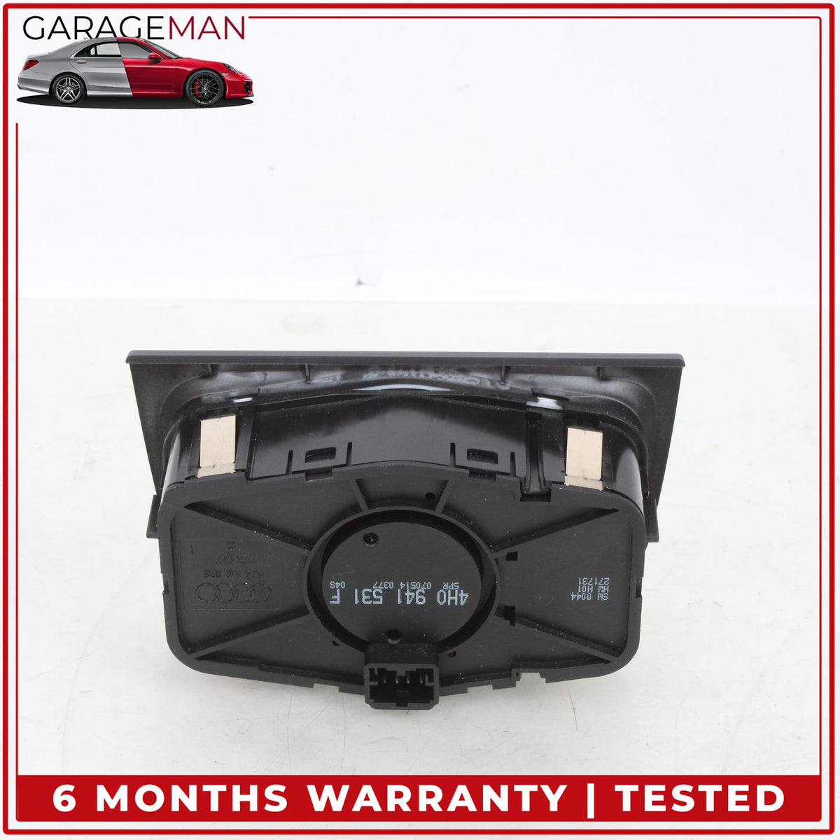 2011-2018 Audi A8 S8 Head Light Fog Light Control Switch Black 4H0941531F OEM