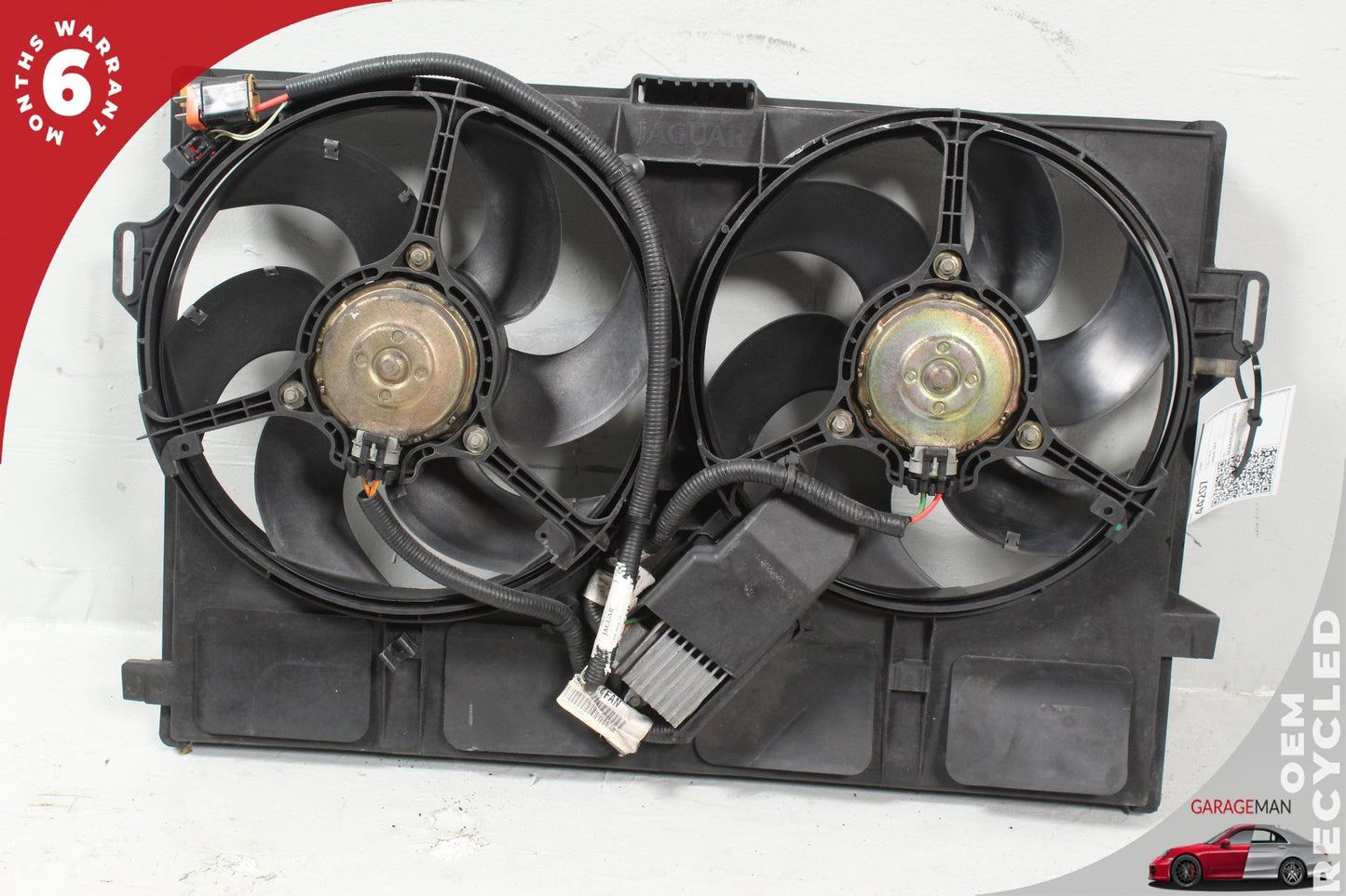 2003-2006 Jaguar XK8 X100 Engine Radiator Cooling Fan Motor Assy 4R838653AA OEM