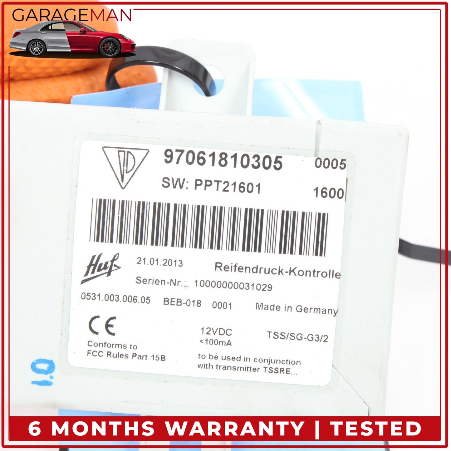 2010-2016 Porsche Panamera 970 Tire Pressure Monitor Module 97061810305 OEM
