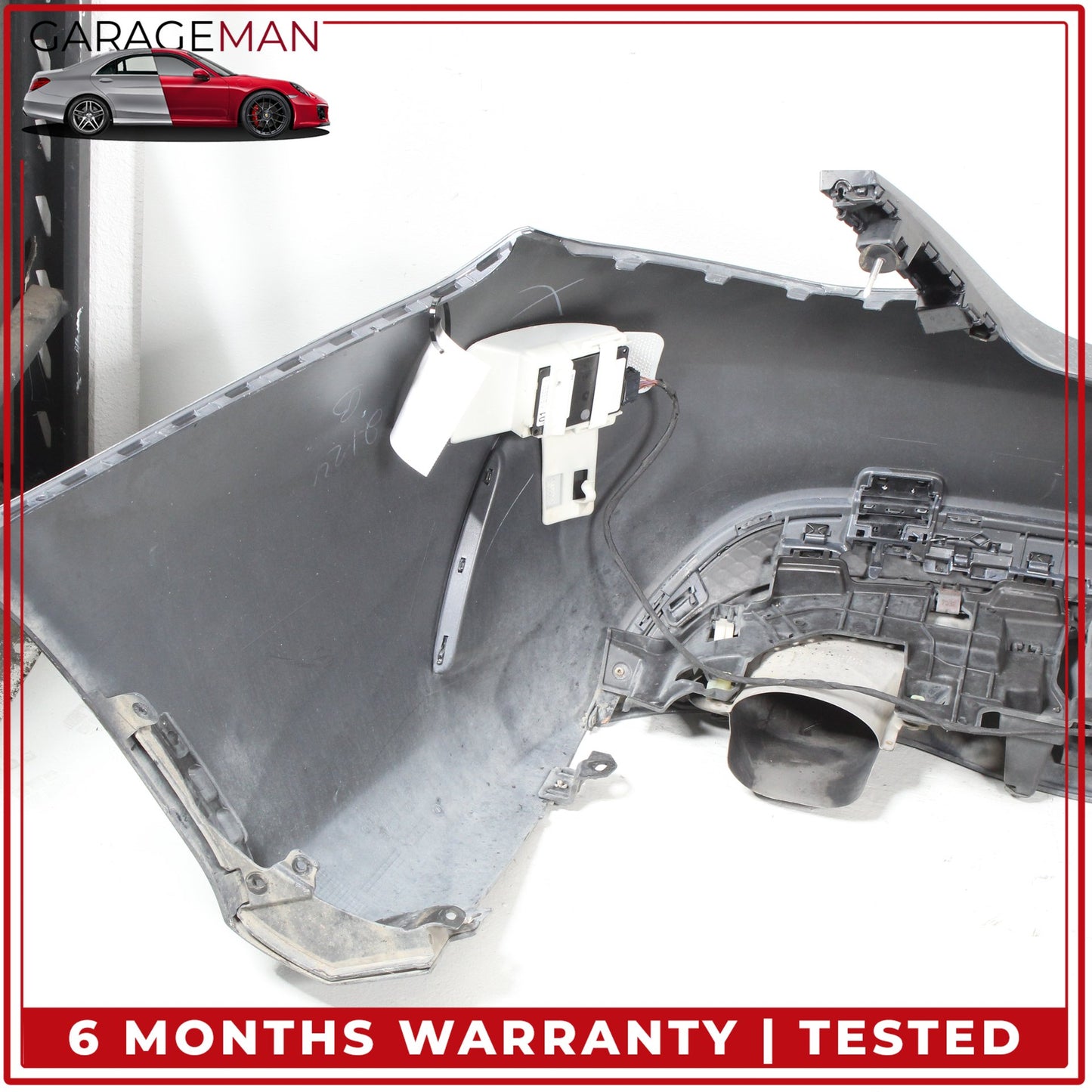 2015-2018 Mercedes W205 C300 Sedan Sport Rear Bumper Cover Assembly Gray OEM