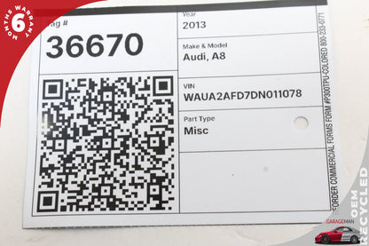 2011-2018 Audi A8 Parking Assist Control Module 4H0919475 OEM
