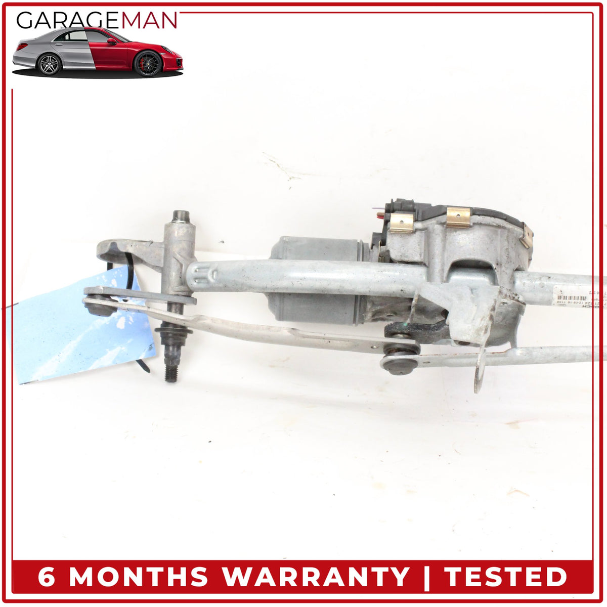 2013-2019 BMW 650i F06 Sedan Front Windshield Wiper Linkage w/ Motor 7306272 OEM