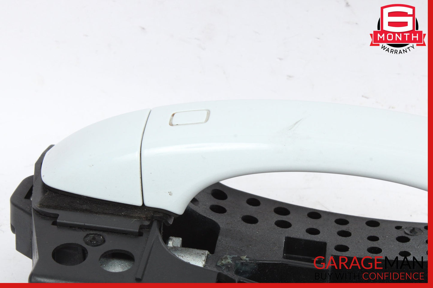 2012-2018 Audi S7 Front Right Side Exterior Door Handle White 4H0837886 OEM