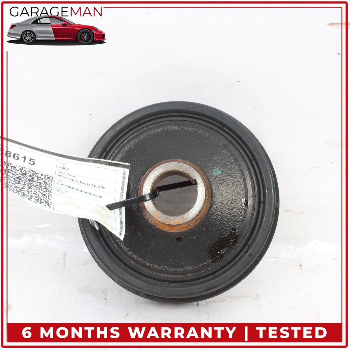 2005-2012 Mercedes W164 ML350 Engine Crankshaft Pulley Vibration Damper OEM