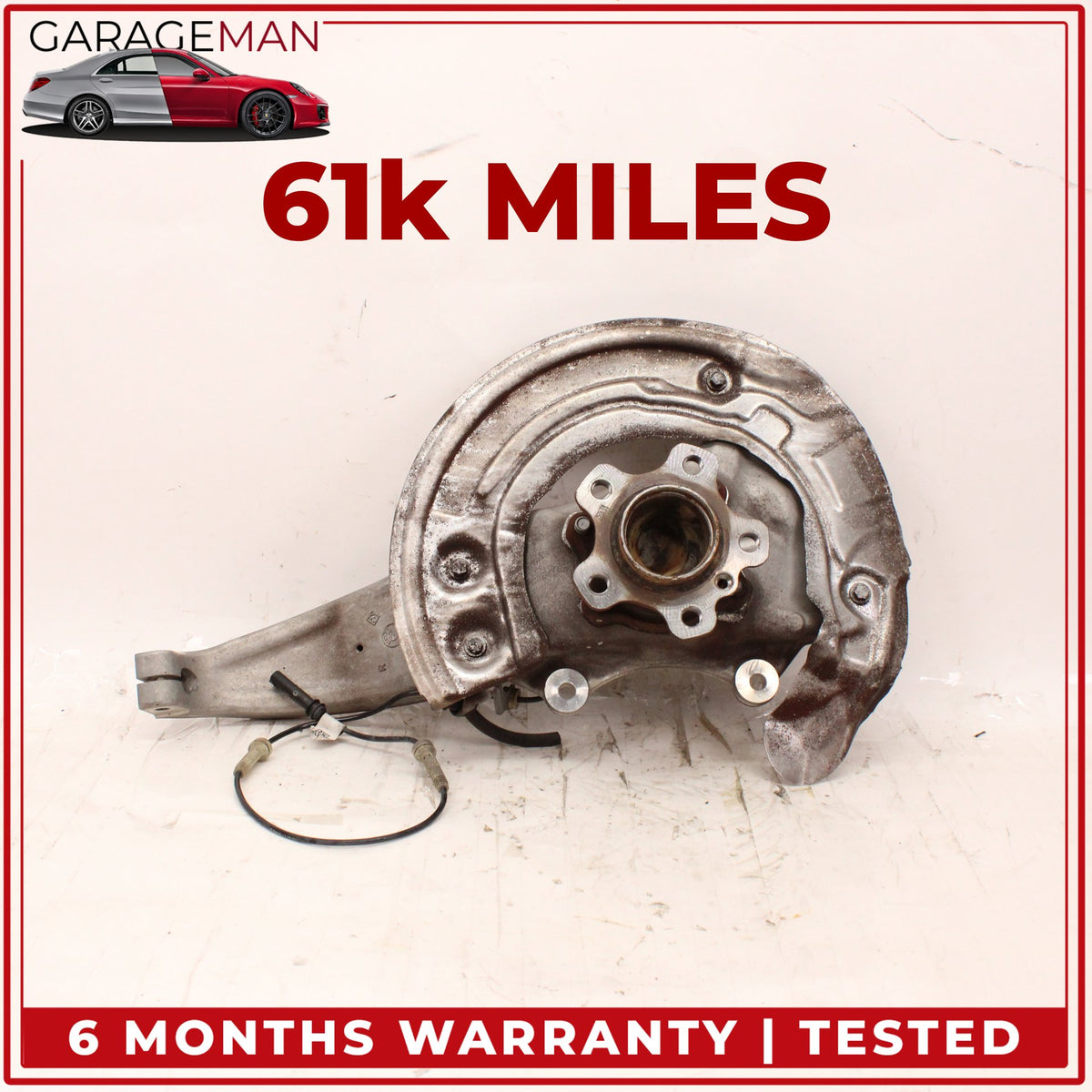 2016-2025 BMW 530e 740i 840i Front Right Spindle Knuckle Wheel Hub 6861798 OEM