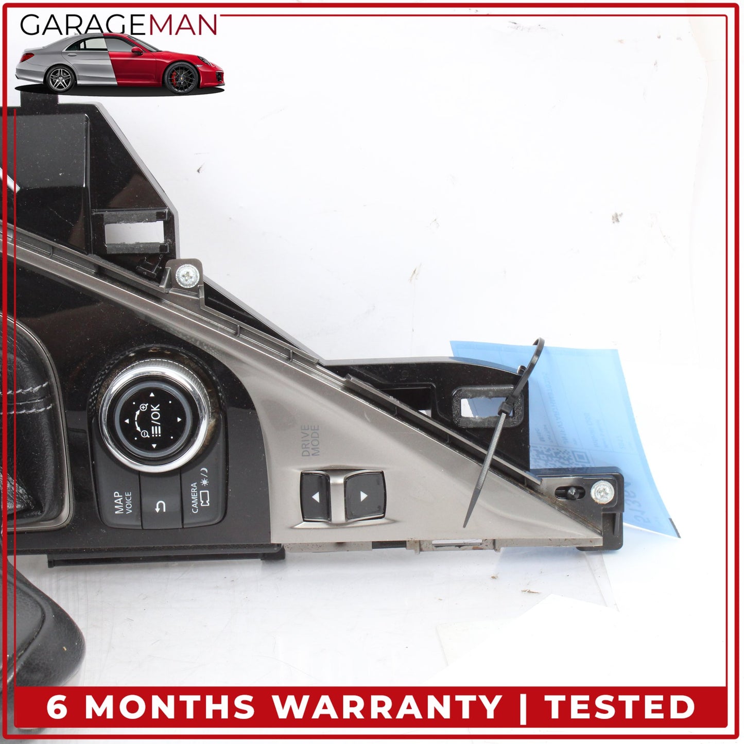 2014-2024 Infiniti Q50 Center Console Trim w/ MMI Switch & Shifter Boot Knob OEM