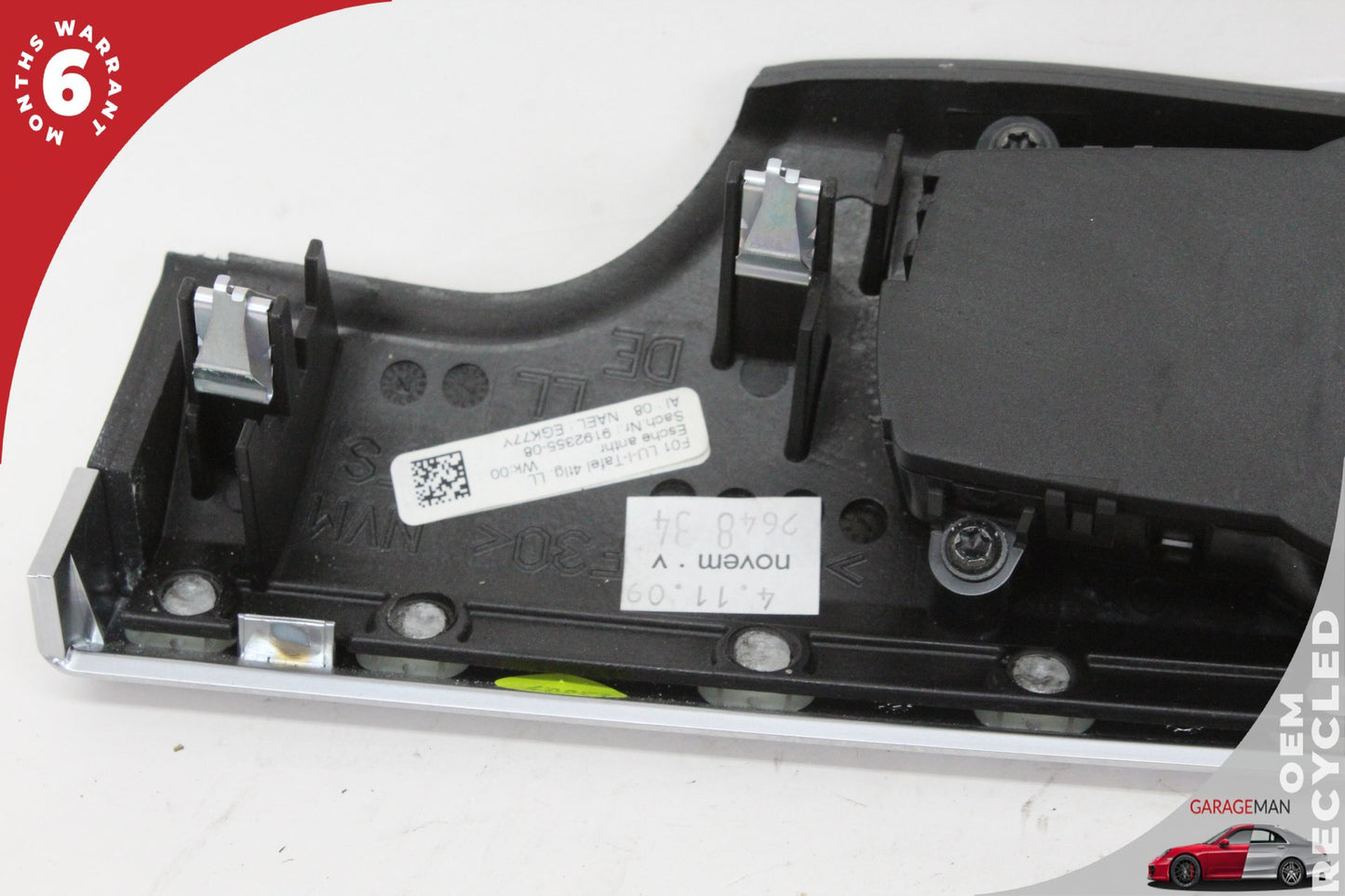 2009-2015 BMW 750i Front Left Side Headlight Switch Control w/ Trim 9192355 OEM