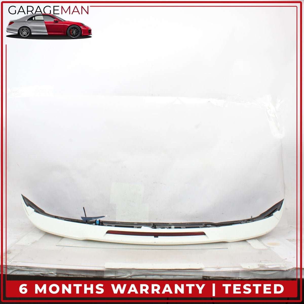 2015-2020 Mercedes X156 GLA250 Rear Spoiler Wing w/ 3rd Brake Light White OEM
