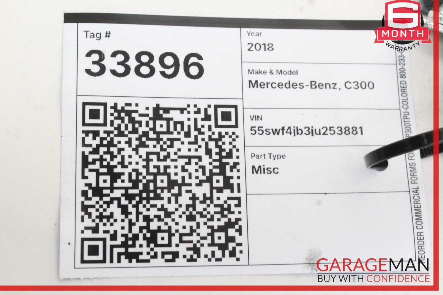 2014-2018 Mercedes-Benz C300 W205 Trunk Lid Latch Lock Actuator 1177500085