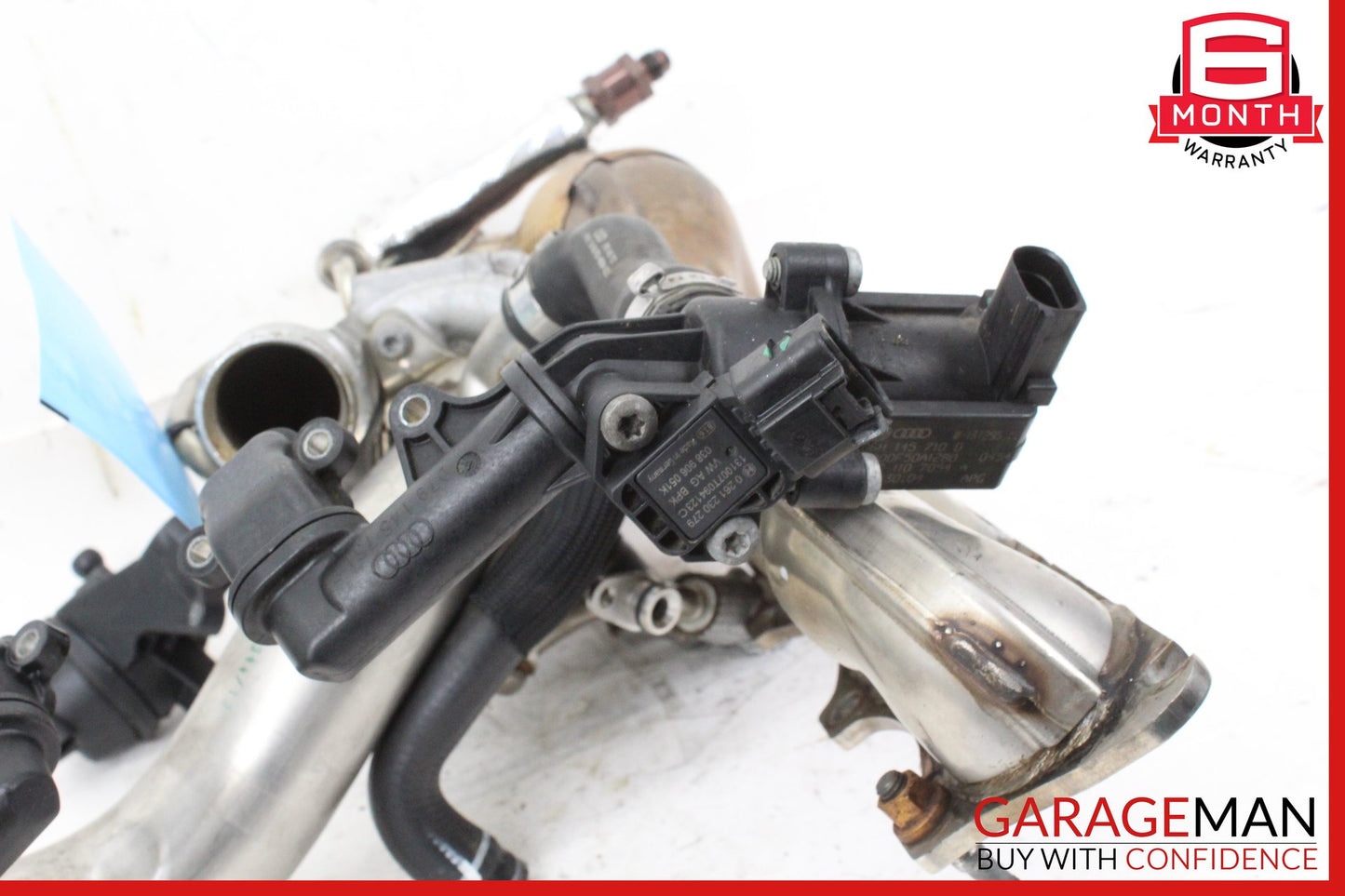 2013-2018 Audi S7 S6 A8 Quattro Left Side Turbocharger Manifold 079145703E OEM
