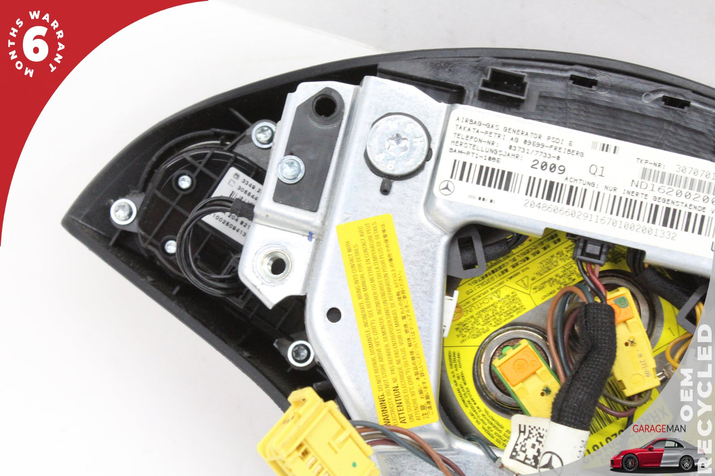 2008-2012 Mercedes W204 C300 Front Left Side Steering Wheel Airbag Air Bag OEM