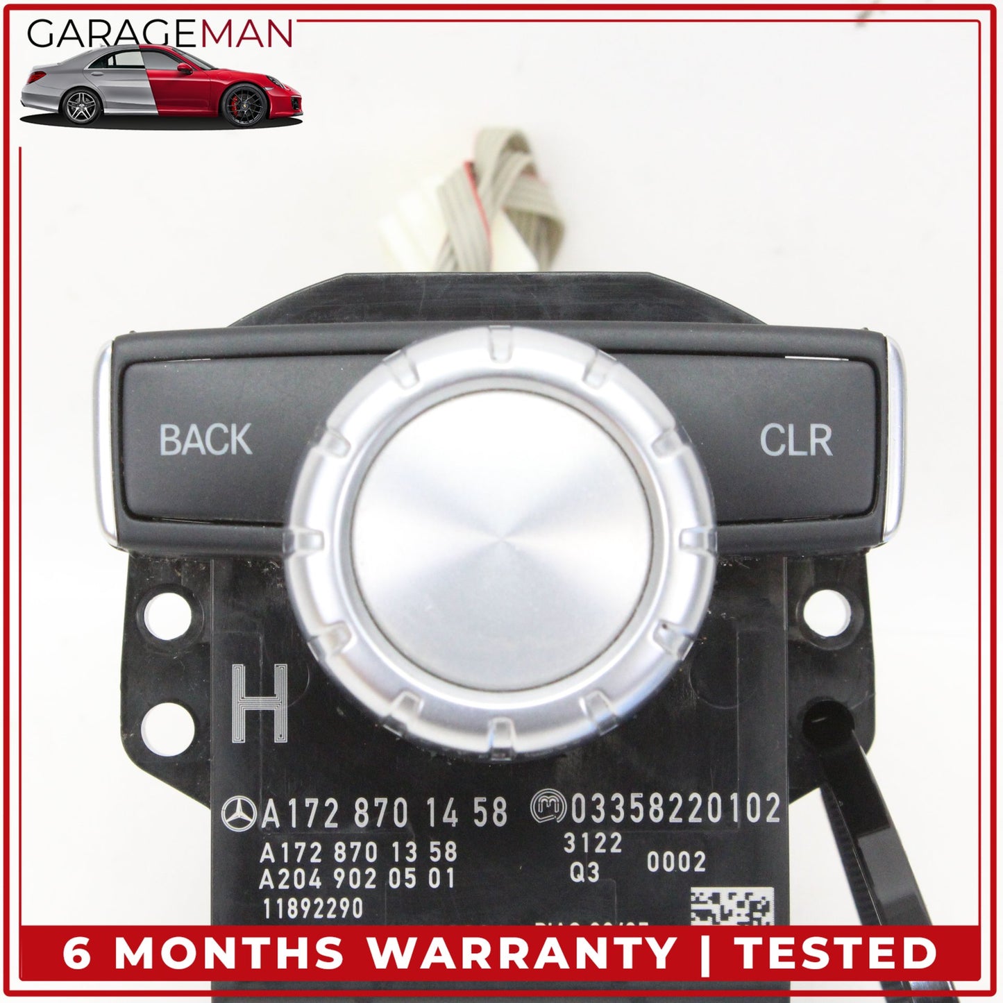 2012-2016 Mercedes W218 CLS550 Multimedia Knob Control Switch 1728701458 OEM