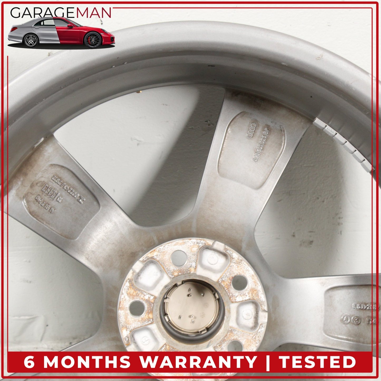 2012-2018 Audi A6 S6 Front or Rear Side 5 Spoke Wheel Rim 8.5JX20H2 ET45 OEM