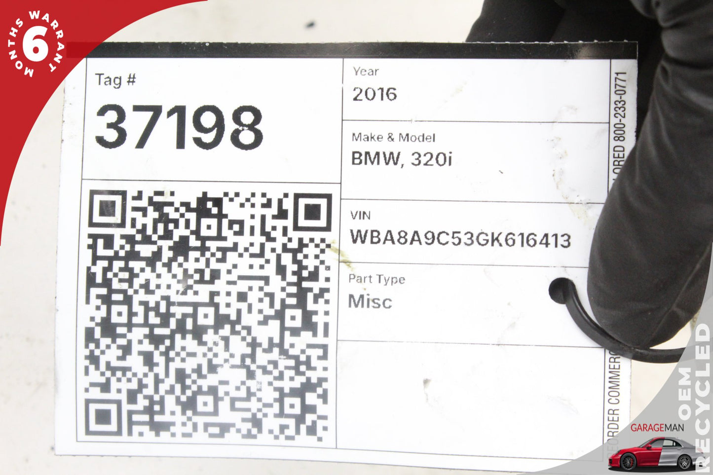 2015-2021 BMW 320i F30 Power Brake Booster Master Cylinder w/ Reservoir 6872135