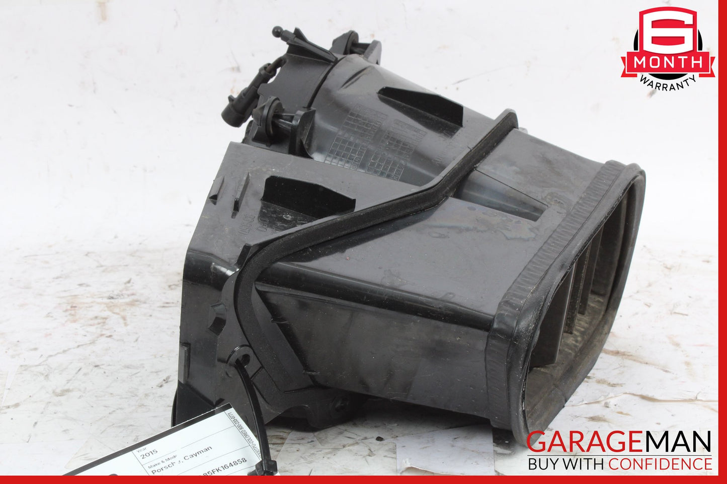 2013-2016 Porsche Cayman Right Side Air Intake Duct Fan w/ Coolant Reservoir