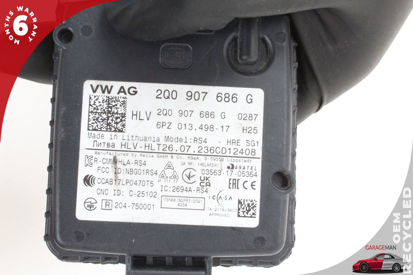 2022-2024 Audi A3 S3 Rear Right Blind Spot Radar Sensor Module 2Q0907686G OEM