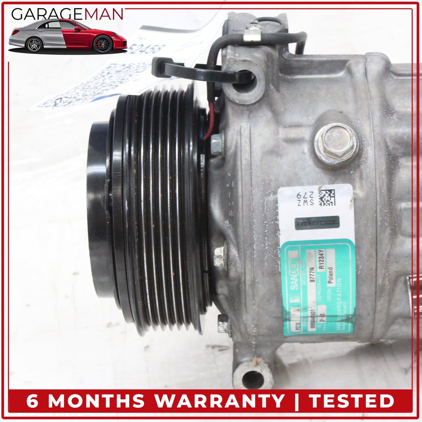 2010-2023 Land Rover LR4 L319 SUV AC A/C Air Conditioning Compressor Sanden OEM