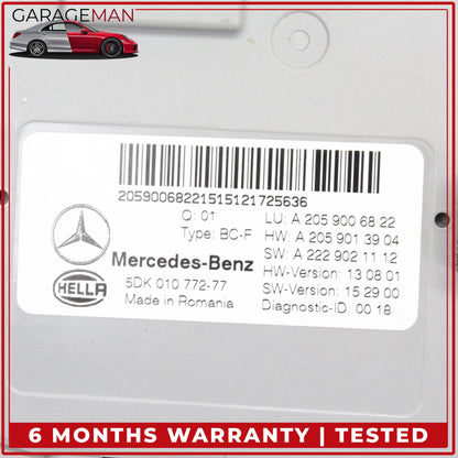 2015-2018 Mercedes W205 C300 SAM Signal Lamp Control Module Unit 2059006822 OEM