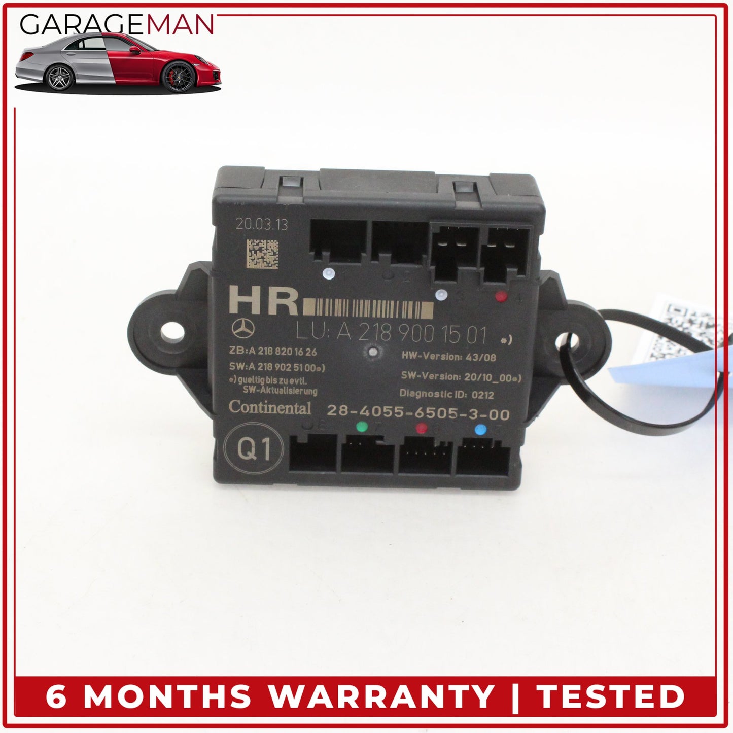 2008-2018 Mercedes-Benz CLS550 W218 Sedan Rear Right Passenger Side Door Control Module 2189001501 OEM