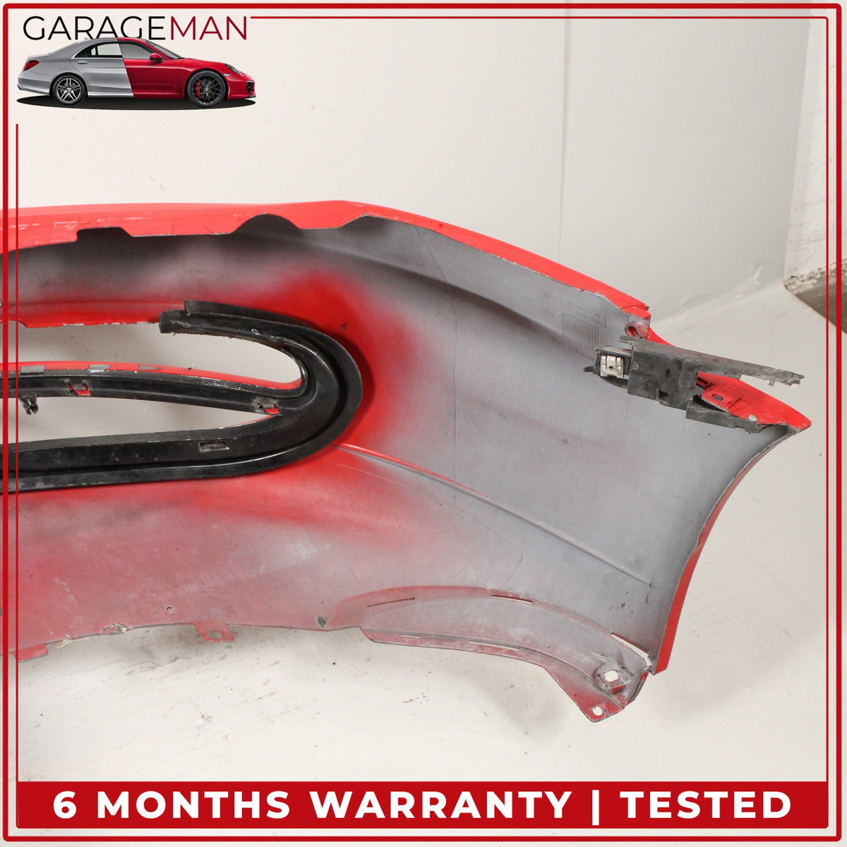 1999-2001 Porsche 911 996 Convertible Front Bumper Cover Red 99650511102 OEM