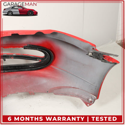 1999-2001 Porsche 911 996 Convertible Front Bumper Cover Red 99650511102 OEM
