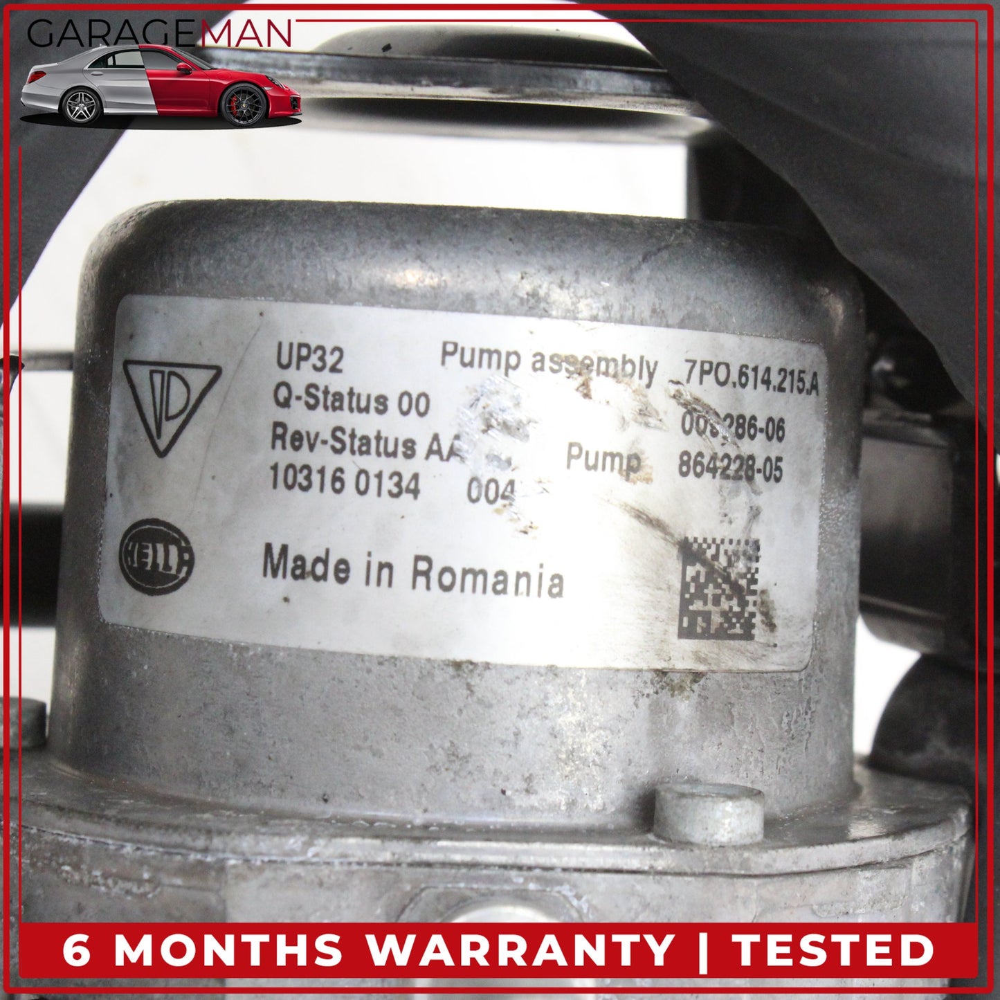 2011-2014 Porsche Cayenne 958 Electric Brake Booster Vacuum Pump 7P0614215A OEM