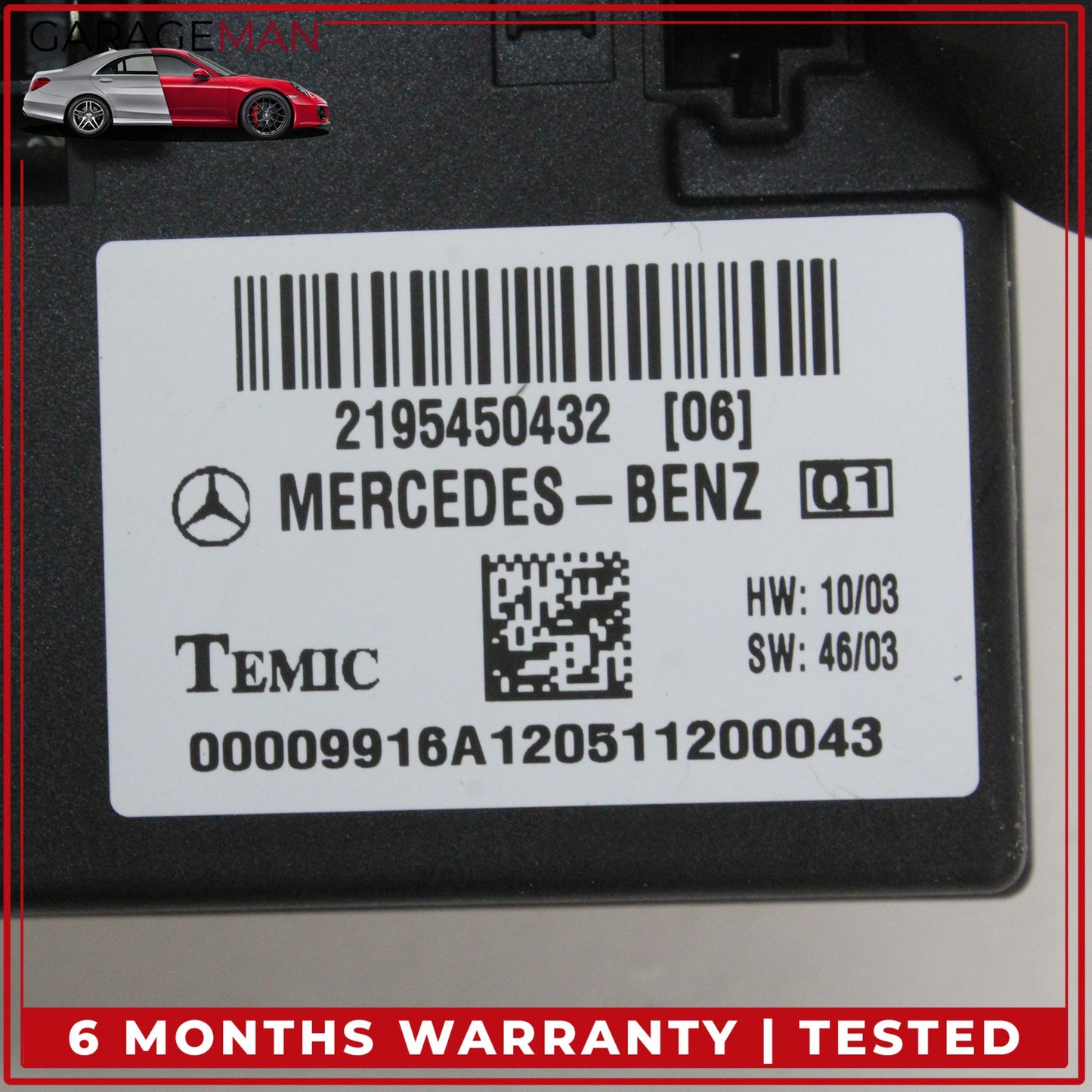 2003-2011 Mercedes W219 CLS500 BCM Body Control Module Unit 2195450432 OEM