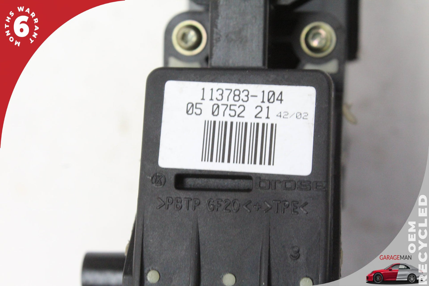 1999-2005 Porsche 911 996 Coupe Right Window Regulator Motor 99662410203 OEM