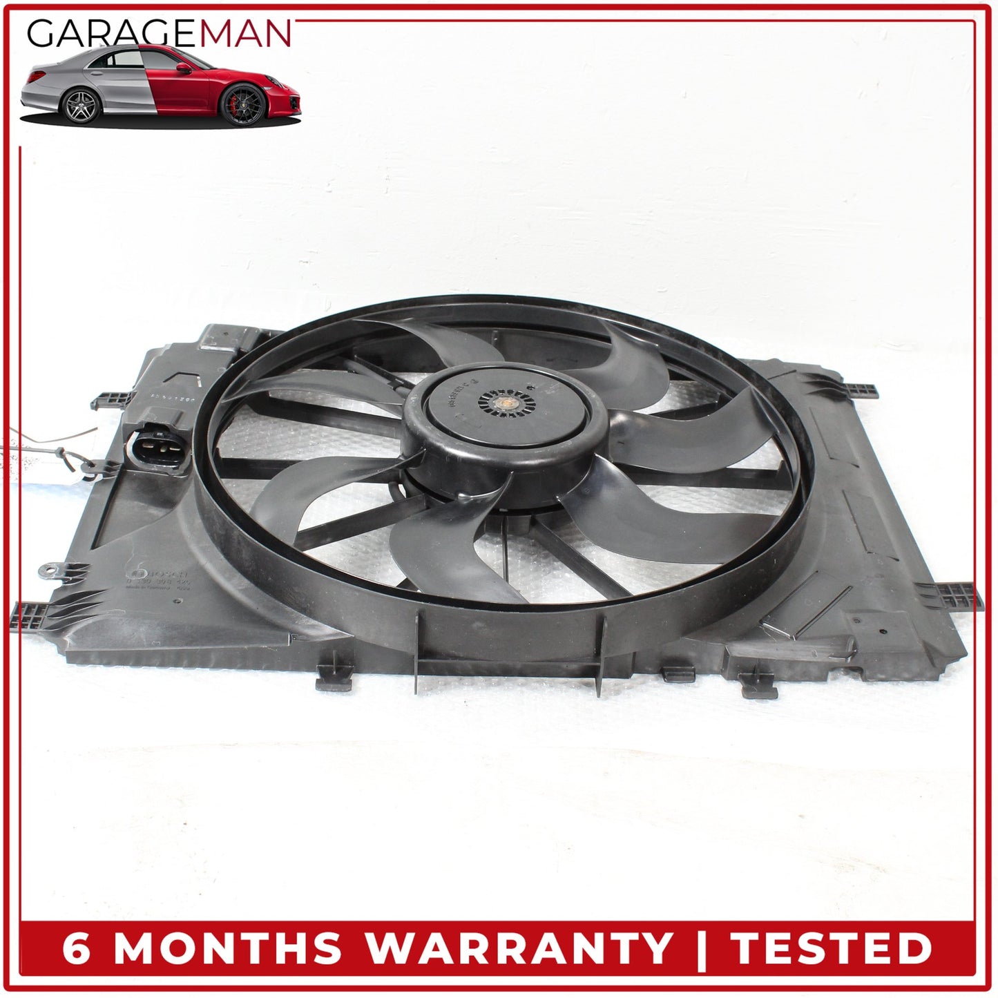 2008-2020 Mercedes W117 CLA250 Engine Radiator Cooling Fan Motor w/ Shroud OEM
