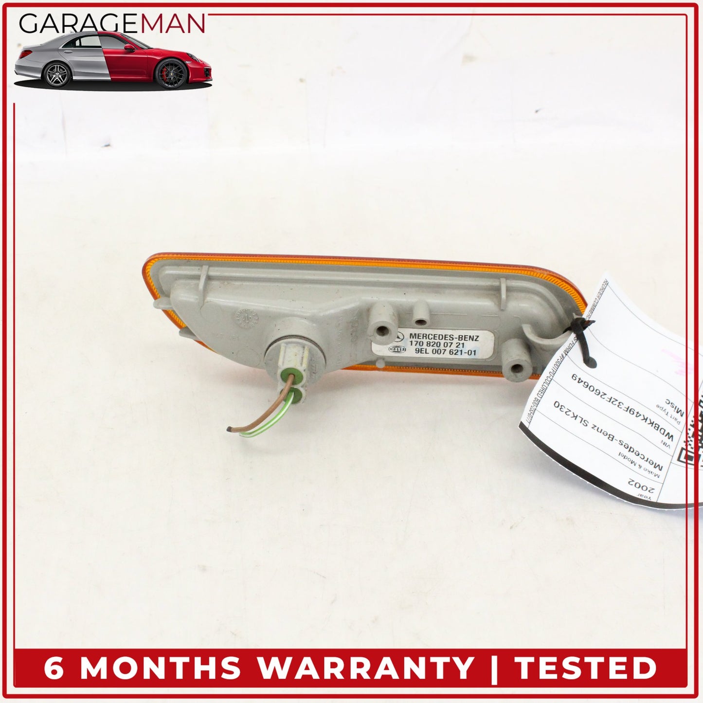 1997-2004 Mercedes-Benz SLK230 R170 Front Bumper Turn Signal Light Left Side 1708200721
