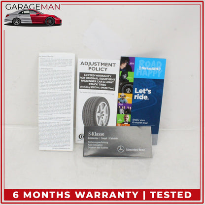 2017 Mercedes W222 S550e Owner Operator Manual Book Case Set OEM