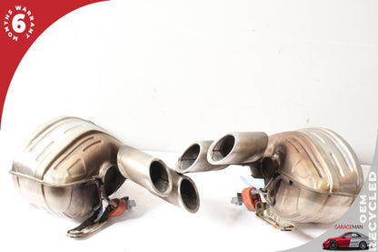 2011 Porsche Panamera Sedan Exhaust Muffler Left and Right Side