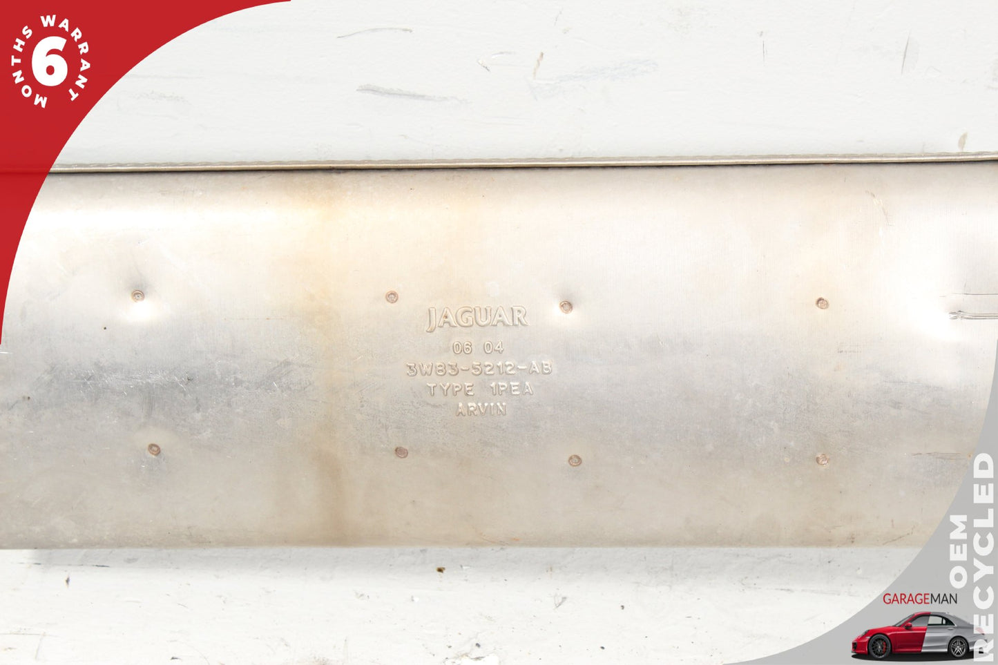 2003-2006 Jaguar XK8 X100 Front Exhaust Silencer Muffler Pipe 3W835212AB OEM