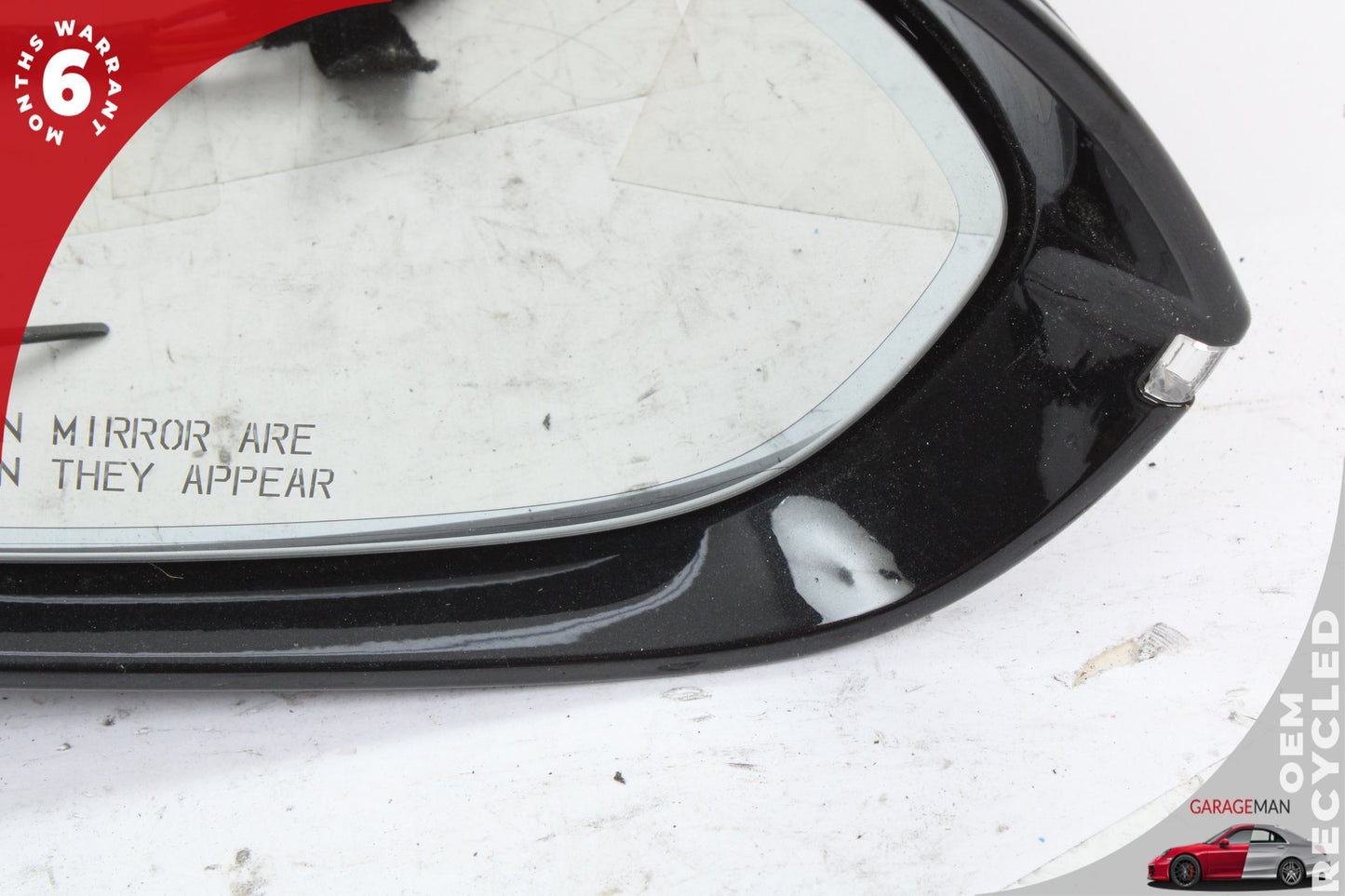 2012-2018 Audi A7 Front Right Side Door Rear View Mirror w/ Blind Spot Black OEM
