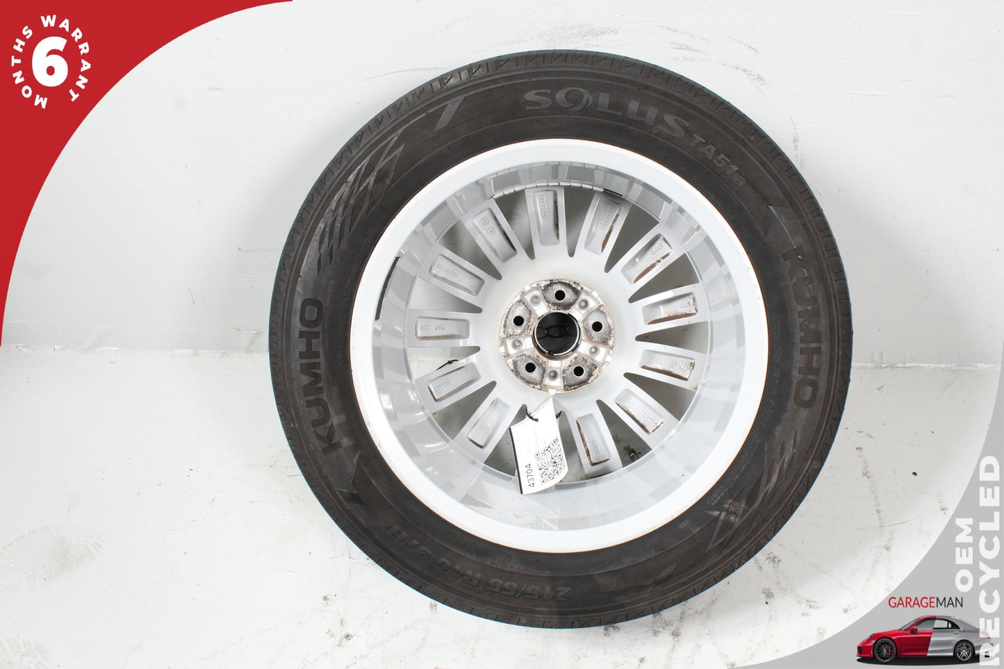 2014-2018 Fiat 500L 13 Spoke Wheel Rim w/ Tire 6.5JX16H2 ET39 735585995 OEM
