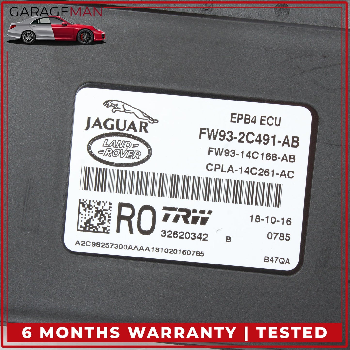2014-2020 Jaguar F-Type X152 Electronic Parking Brake Control Module Unit OEM