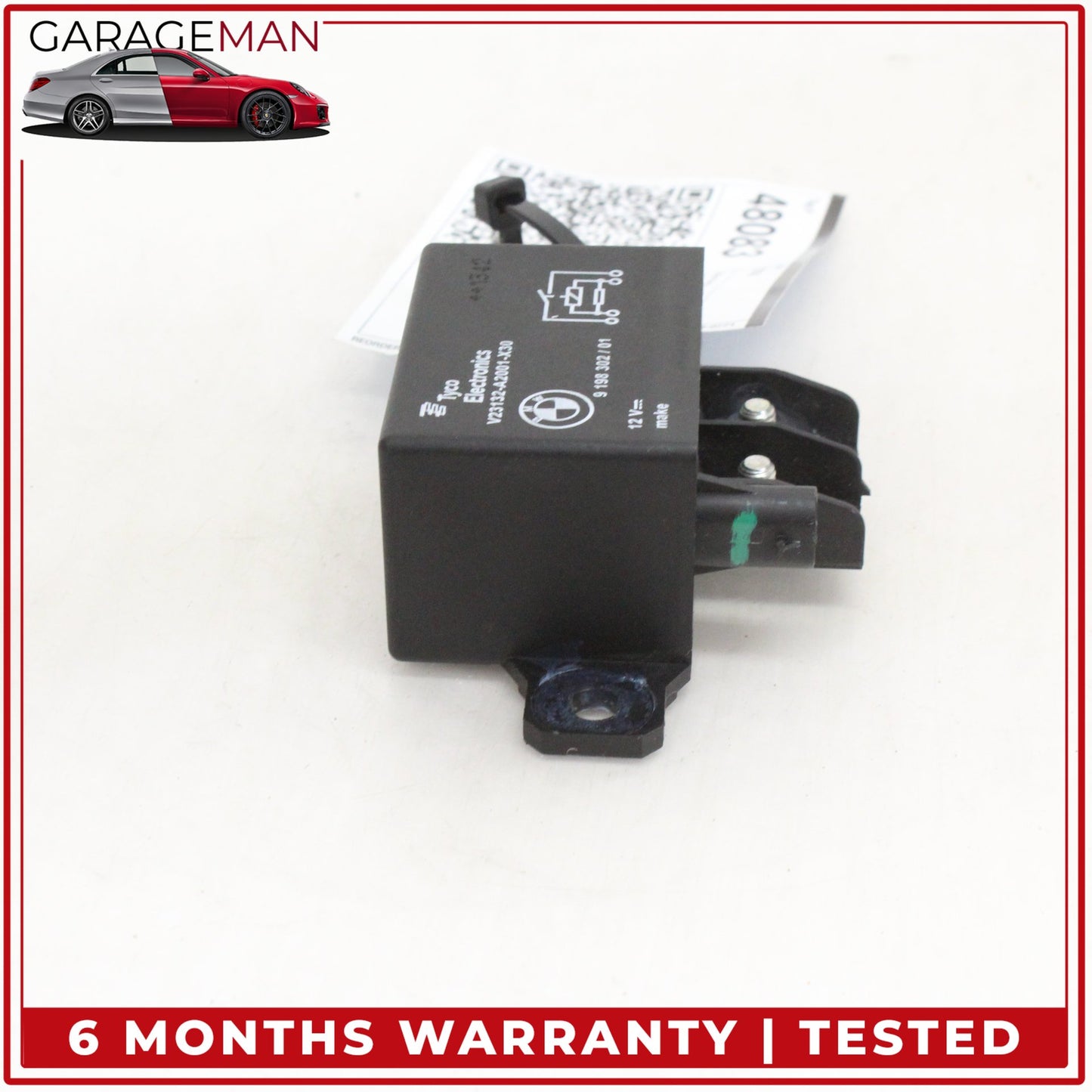 2012-2018 BMW 650i 640i Radiator Cooling Fan Relay Control Module 9198302 OEM