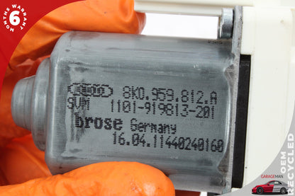 12-18 Audi A6 C7 AWD Rear Right Window Regulator Motor 8K0959812A OEM