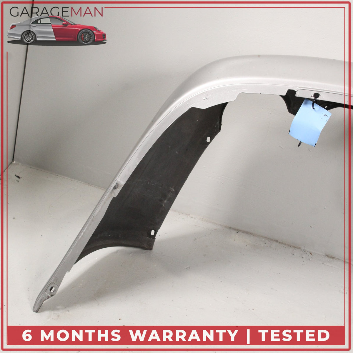 1999-2001 Porsche 911 Carrera 996 Rear Bumper Cover Arctic Silver Metallic OEM
