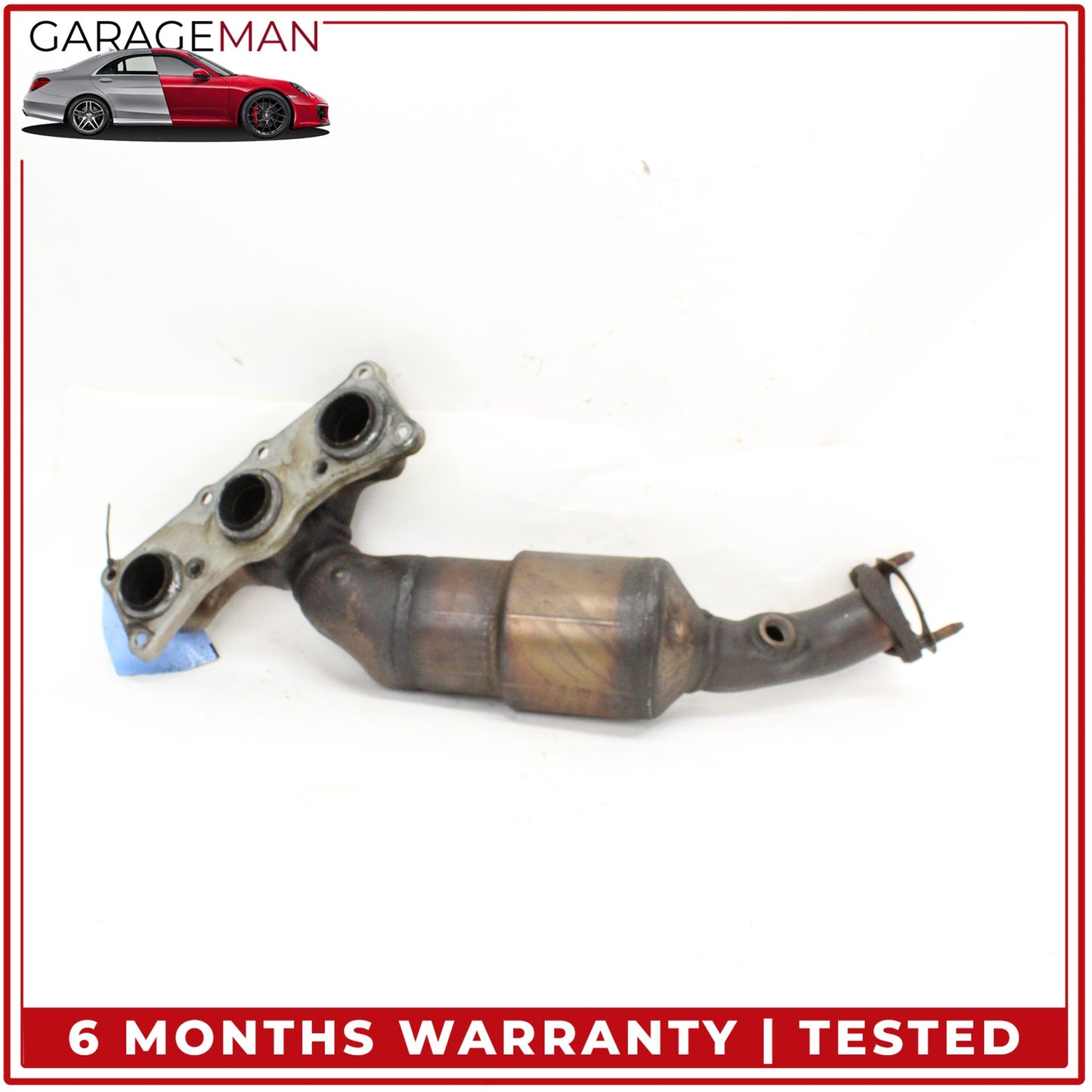 2011 BMW 528i F10 Sedan Exhaust Downpipe 7591446 OEM