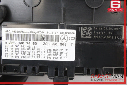 2015-2018 Mercedes-Benz C300 W205 Sedan Speedometer 2059007433