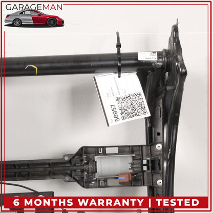 2017-2023 BMW 530e G30 Front Left Side Lower Seat Track Frame Rail w/ Motors OEM
