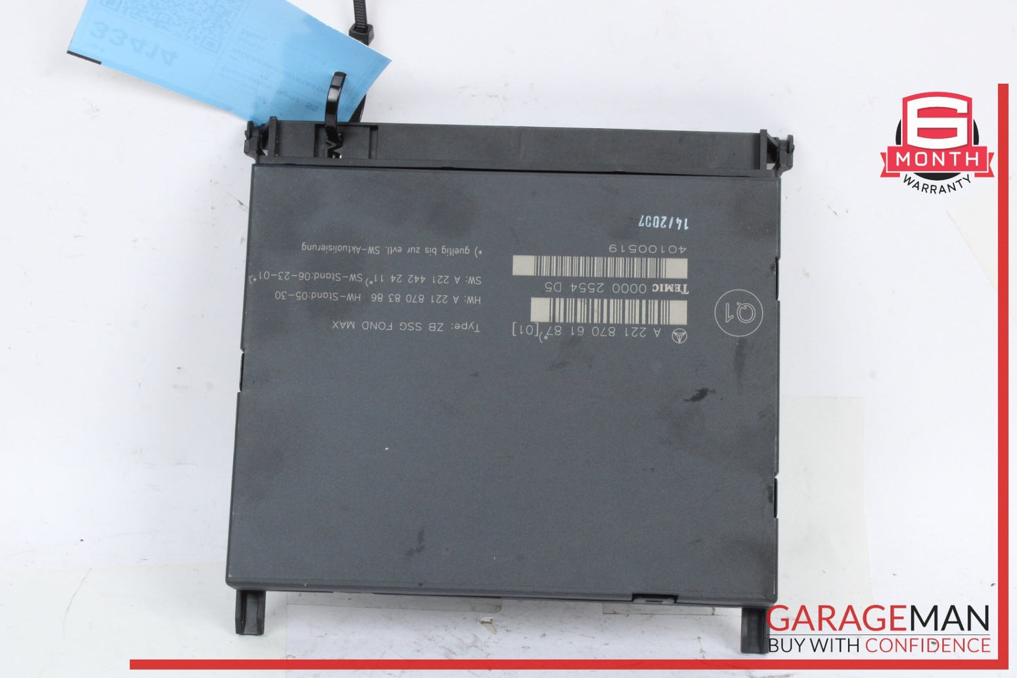 2007-2009 Mercedes-Benz S550 W221 Rear Seats Control Module 2218706187 Genuine