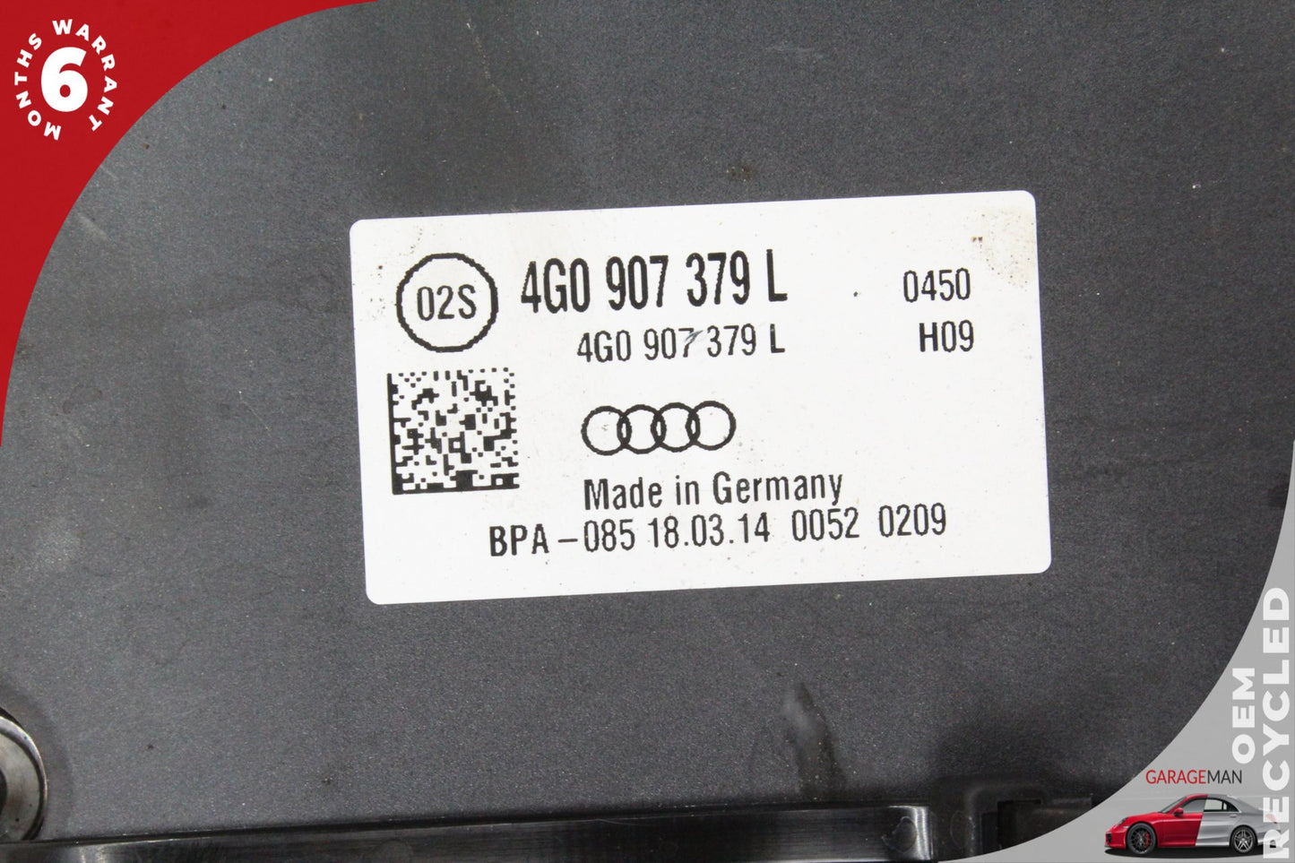 2012-2018 Audi A6 Sedan ABS Anti Lock Brake Pump Module 4G0907379L OEM